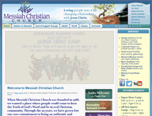 Tablet Screenshot of messiahchristianchurch.org